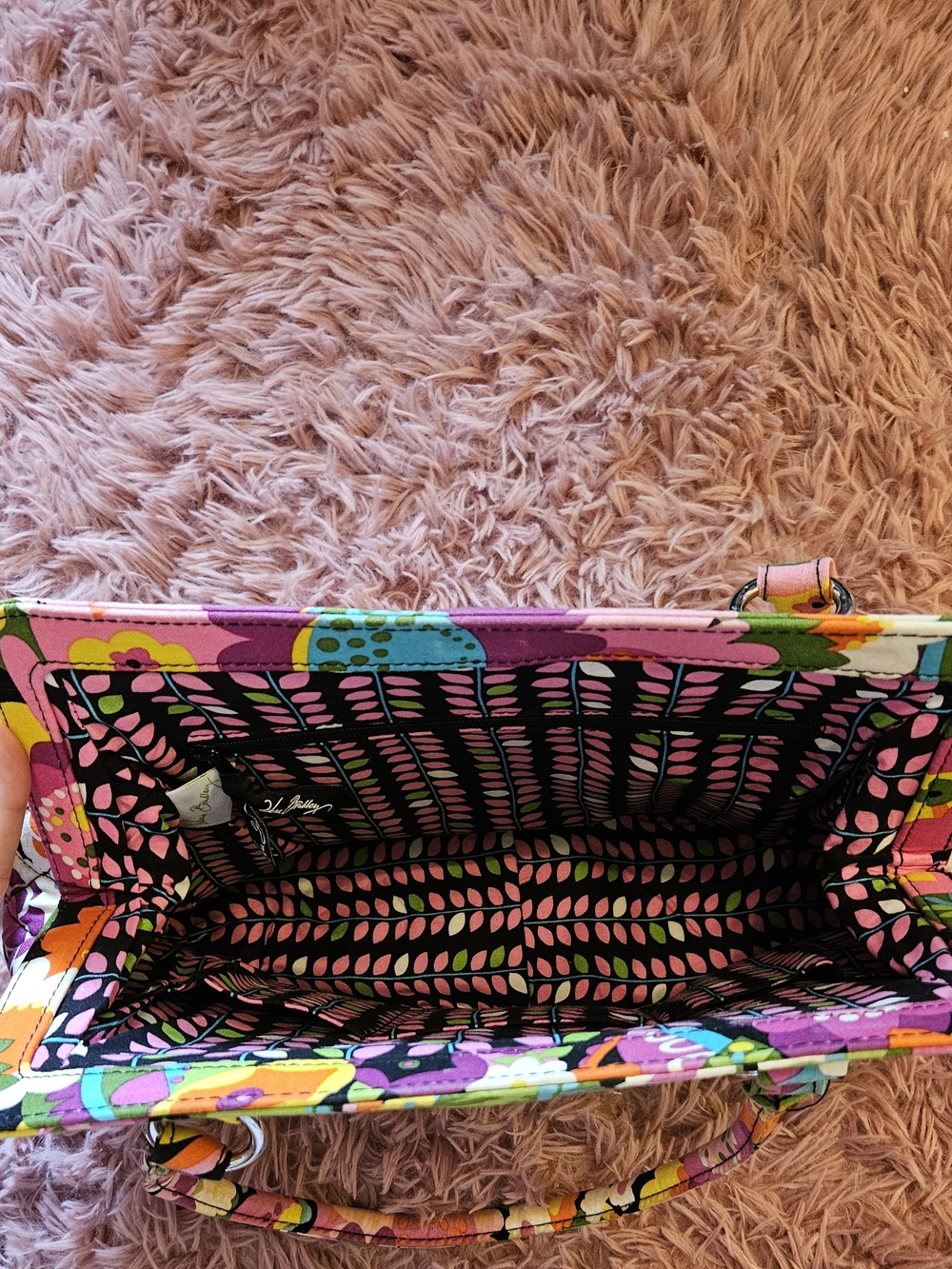 Retired✨️Vera Bradley "Va Va Bloom" Quilted Tote - Picture 6 of 13